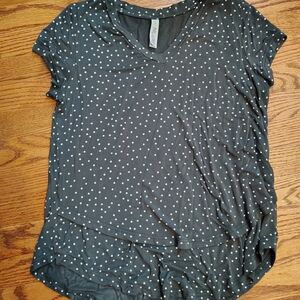 Latched Mama Olive Polka Dot Lift Access Nursing Top